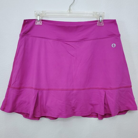 Dona Jo Power Pink Women's Athletic Tennis Golf Pickleball 17" Skirt - Picture 1 of 9